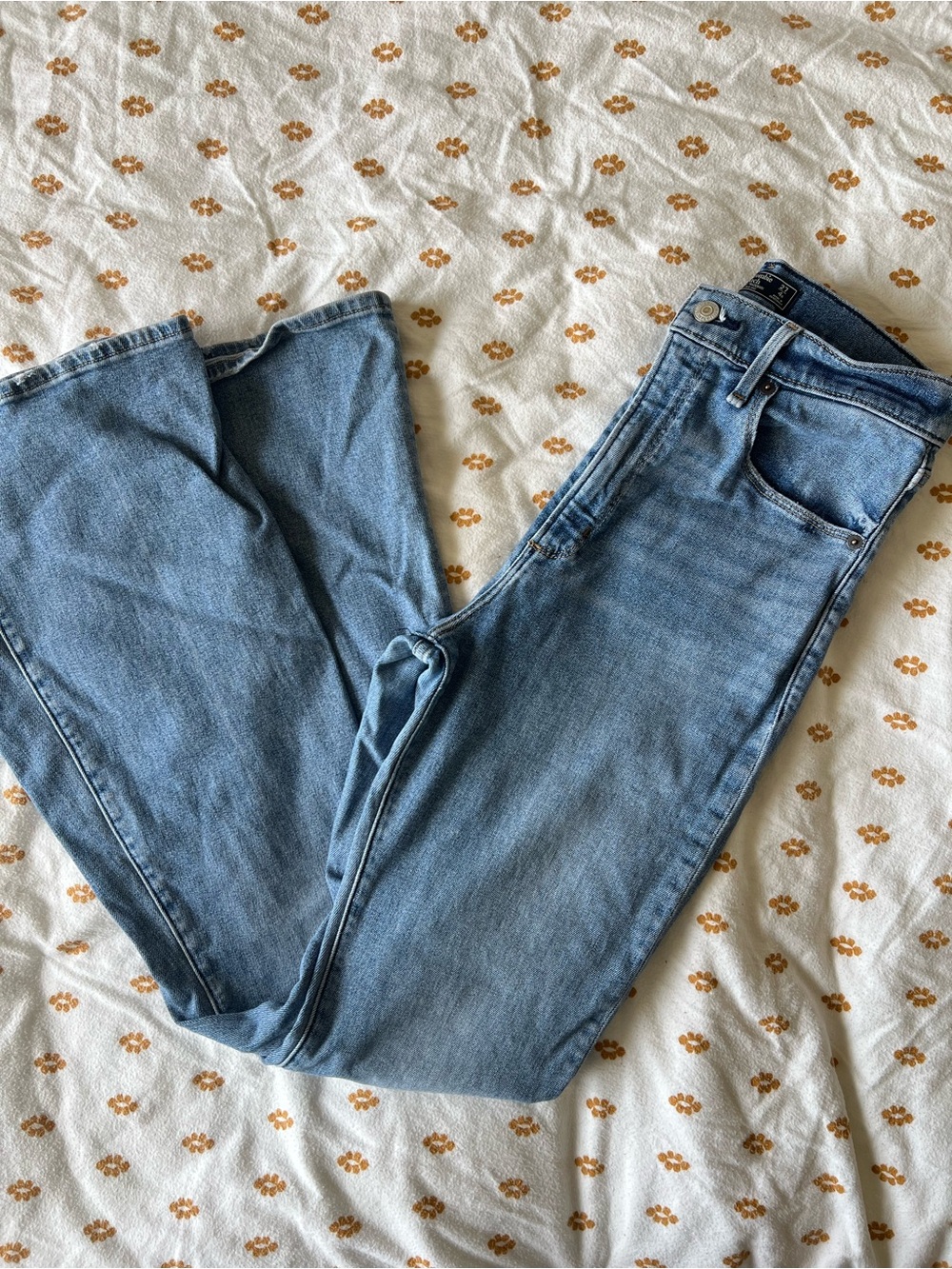 Abercrombie & Fitch Light Blue Flare Jeans